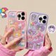 thumbnail image 2 of Sanrio Hello Kitty Kuromi funda de teléfono de dibujos animados para iPhone 16 15 14 13 12 11 ProMax XR XS 8 Plus Y2K bonita funda trasera suave chica rosa, 2 of 4