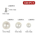 thumbnail image 2 of OULII Set 150 Pairs Studs Buttons Fake Studs For Bridal Veils Clothes Diy Decorative, 2 of 7