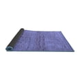 thumbnail image 2 of Ahgly Company Indoor Round Abstract Blue Modern Area Rugs, 8' Round, 2 of 4