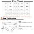 thumbnail image 2 of Bigersell Plus Size Panties Clearance Womens Underwear Thong Bikini Panty Style P-1082 Spandex Thong Panties Thongs Briefs High Waist Women's Bikini Panties Gray XXL, 2 of 3