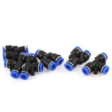 

6 in 1 3Way Air Pneumatic Quick Release Fittings Tube Connector for 6mm Dia Pipe