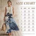 thumbnail image 7 of Xoenoiee Blue Gradient Cloud Wave Swirl Print Linen-Like Maxi Dress Summer Dresses 2026, Beach Vacation Clothes Sleeveless Sundresses with Pockets, Boho Outfits for Travel Holiday Party, L, 7 of 7