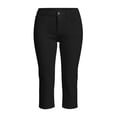 thumbnail image 7 of Lpmadey Women's Capri Pants Mid Waist Slim Fit Leggings Solid Casual Workout Yoga Pants Summer Petite Pants, 7 of 7