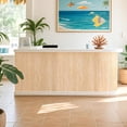 thumbnail image 5 of Art3dwallpanel 48'' x 96'' Natural Bamboo Wall Panel for Interior Wall Décor for Living Room, Bedroom,Carbonized, 5 of 10