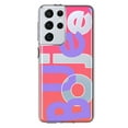 thumbnail image 1 of MUNDAZE Samsung Galaxy S21 Ultra Shockproof Clear Hybrid Protective Phone Case Pink Purple Clear Funny Text Quote Boujee Cover, 1 of 5