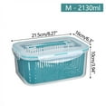 thumbnail image 4 of 1 Pcs Fruit Vegetable Storage Containers For Fridge Berries Vegetable Wash Vegetables Dehydration With Lids, 4 of 9