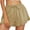Khaki, variant on Aayomet Biker Shorts Women Women's Casual Elastic Waist Striped Summer Beach Shorts,Navy S