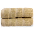 thumbnail image 1 of Toalla Baño Completo Beige 2 piezas 100% Algodon Premium 102x178 - Hokins, 1 of 6