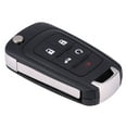 thumbnail image 1 of Llave de Chip de Control remoto de coche de entrada de 5 botones para CHEVROLET CAMARO CRUZE MALIBU SONIC GM Jadeshay  A, 1 of 9
