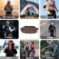 thumbnail image 5 of 10cm Riñonera de leopardo animal para hombres y mujeres, correa ajustable para viajes, fiestas, senderismo, deportes, 5 of 5