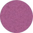thumbnail image 1 of Ahgly Company Machine Washable Indoor Round Transitional Neon Pink Area Rugs, 5' Round, 1 of 7