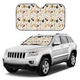 thumbnail image 3 of Bingfone Cartoon Chickens Car Windshield Sunshade,Sun Foldable Sun Shield Sun Visor for Car - Small, 3 of 9