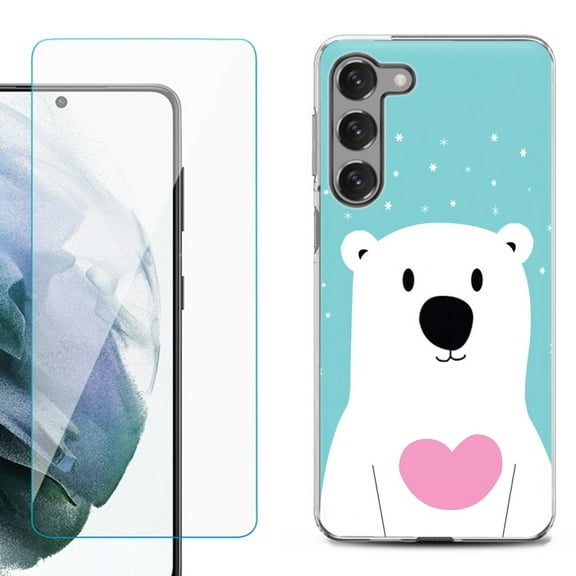 Shockproof Fashion Phone Case for Samsung Galaxy S23 5G, by OneToughShield ® - Pola Bear