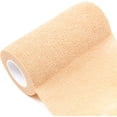thumbnail image 3 of Woeilo 12 Rolls Self Adherent Bandage Wraps, 4 Inch x 5 Yards Cohesive Vet Tape for First Aid (Tan), 3 of 5
