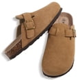 thumbnail image 6 of Comwarm Suede Clogs for Women Footbed Sandals Potato Shoes with Arch Support, 6 of 6