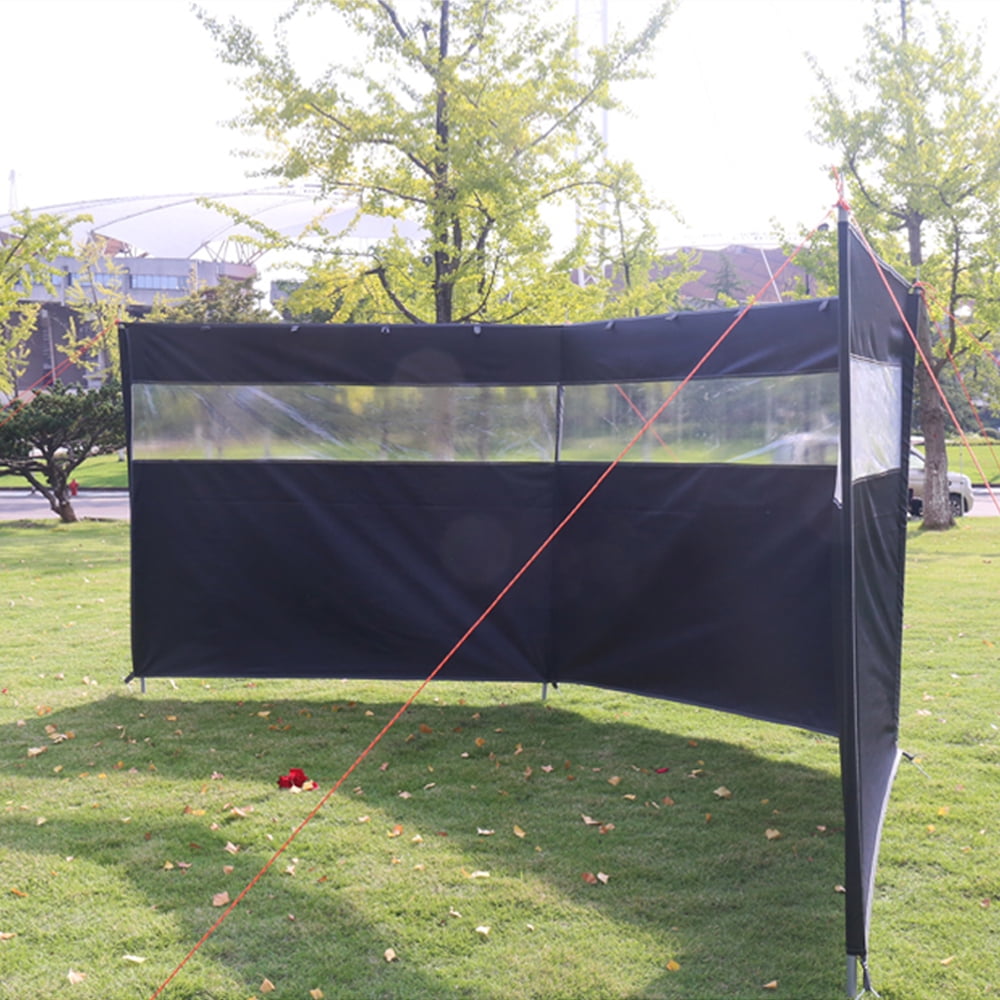 Heavy Duty Oxford Fabric Folding Camping Windscreen / Privacy Screen ...