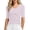 Pink, variant on Womens 3/4 Sleeve Tee Slim Fit T Shirts Fashion Crewneck Tops Summer Basic Solid Blouse Stylish Versatile Soft Daily Clothing