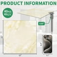 thumbnail image 3 of 40-Pack 40 Sq.Ft Peel and Stick Floor Tiles Vinyl Polish Pattern Flooring, 12” x 12” Self Adhesive Vinyl Flooring DIY for Kitchen, Bathroom, Laundry, Polish Ivory Beige Marble, 3 of 14