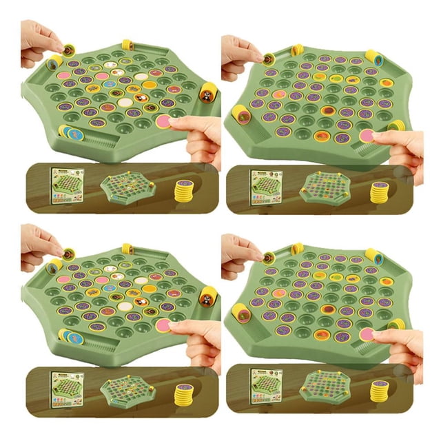 Daily Mix Store Jeu de Mémoire GINTBN Flip Chess, Jeu de Mémoire Animal Flip Chess, Jeu de Mémoire Animal Flip Chess Jeu de Société pour Réunion de Maternelle Fête de Noël
