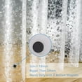 thumbnail image 6 of Asunby Clear Shower Curtain Liner,PEVA72*72, Plastic Bathroom Curtain Liners, Semi Transparent, Hotel Quality, Machine Washable with Magnets and Rustproof Grommets, 6 of 10