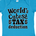 thumbnail image 4 of Inktastic Baby Worlds Cutest Tax Deduction Boys or Girls Baby Bodysuit, 4 of 5