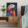 thumbnail image 5 of Colorful Dog Portrait Canvas Print, Wall Art for Living Room Bedroom Office Den Hallway, 5 of 8