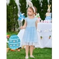 thumbnail image 3 of Arshiner Toddler Tutu Dress Girls Rainbow Tulle Dresses Ruffle Tiered Swing Twirly Summer Sundress, 3 of 6