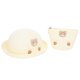 thumbnail image 2 of Sombrero de 52-54cm de circunferencia, sombrero para el sol para niños, sombrero de paja, lindo sombrero para el sol de verano, sombrero de playa y conjunto de bolsa de paja, 2 of 6