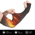thumbnail image 3 of Balery Red And Blue Fire Dragon E Cooling Arm Sleeves for Men & Women – Breathable, Moisture-Wicking Arm Sleeves for Women, Men & Kids, 3 of 8
