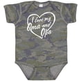 thumbnail image 3 of Inktastic I Love My Oma and Opa in White Chalk Heart Boys or Girls Baby Bodysuit, 3 of 5