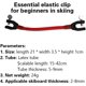 thumbnail image 4 of Conector de esquí de color, clip de esquí, seguridad de esquí para niños, para principiantes para usar en esquí Conector de punta de esquí, 4 of 5