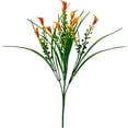 thumbnail image 2 of Qiangzon Faux Calla Lily, Artificial Flowers for Outdoors, Fake Plants UV Resistant, Faux Plastic Flowers, Indoor Outside Planter Home Porch Summer Decor, Orange, 2 of 6