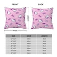 thumbnail image 2 of Hello Kitty Pillow Cover, Square Throw Pillow Cases For Couch Sofa Bed Living Room,Home Decorative, 24"X24", 2 of 9