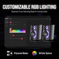 thumbnail image 3 of OXS Thunder Duo Gaming Speaker with Dolby Atmos, 3.1.2ch, Studio-Grade HI-FI Audio, Dynamic RGB, Multi EQ Modes, APP Customization, HDMI 2.1, USB-C, Bluetooth, for PCs and Gaming Consoles, 3 of 8
