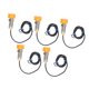 thumbnail image 3 of Sensor De Proximidad 5PCS Interruptor De Proximidad Normalmente Abierto No Integrado PNP SIN Sensor De Proximidad Para Sistema De Control Automático 6-36VDC Protección IP65, 3 of 14