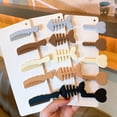 thumbnail image 1 of 5pcs/lot Koren 2022 Children Hair Clips Girls Hairpins Spoon Fork Comb Key Shape Hairband for Women Cute Baby Hair Accessories3 He Qiyong unisex, 1 of 1