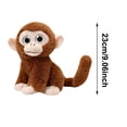 thumbnail image 3 of Decoration Punch Monkey 23cm Monkey Friendly Material For Children To Wash Realistic Soft And Cute Monkey, 3 of 8