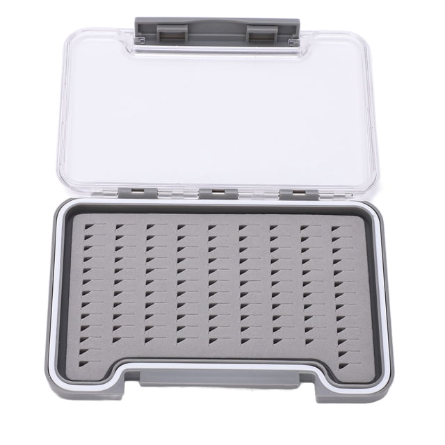 Caja de pesca con mosca, impermeable, resistente a impactos, portátil, caja de señuelos de pesca para amantes de los equipos de pesca, agujero Triangular