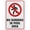 Warning Sign 3, variant on No Right Turn Sign 8"x12" Tin Sign Great For Garden And Yard Wall Decor