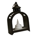 thumbnail image 4 of Centro de mesa decorativo con farol de vela Vintage, farol decorativo colgante, pequeño farol colgante para exteriores para regalo de fiesta Negro, 4 of 9