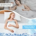 thumbnail image 6 of HOMTEC Cooling Comforter Full/Queen Size, Q-MAX＞0.4 Cool Tech Blanket for Hot Sleeper, Lightweight Silky Smooth Bed Comforter, White, 6 of 9
