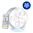 thumbnail image 3 of Luz Subacuática Led Luz Sumergible 8 Cm Pétalo Luz Subacuática Luz Regulable Con 10 Colores 3 Modos Rf Control Remoto Alimentado Por Batería Para Piscina Acuario Bañera 4 Piezas Yuarrent HA027542-03, 3 of 7