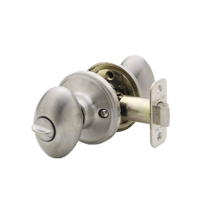 Pomo de puerta Copper Creek EK2030SS Egg Privacy, acero inoxidable satinado