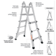 thumbnail image 2 of Multiescalera Telescópica 3.2 m TRUPER 101883 Truper 101883, 2 of 2