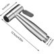 thumbnail image 2 of Hand Held Toilet Bidet Sprayer Head, Stainless Steel Bathroom Shower Bidet Tap, 2 of 4
