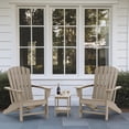 thumbnail image 4 of Pipopa Outdoor Adirondack Chair,Weather Resistant Adirondack Chair for Patio,Garden,Lawn,Wood, 4 of 9