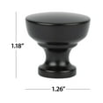 thumbnail image 5 of Better Homes & Gardens 1-1/4" (32 mm) Modern Knob, Matte Black, 10 Pack, 5 of 9