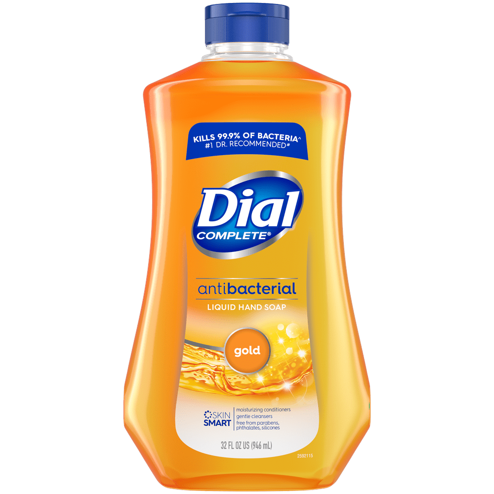 Dial Antibacterial Liquid Hand Soap Refill, Gold, 32 Ounce Walmart