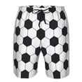 thumbnail image 3 of Goofa Soccer Ball Printed Mens Swim Trunks Summer Quick Dry Short Beach Swimwear Bathing Suits-Small, 3 of 9