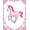 Pink, Pattern 3, variant on ODIKA 4'x6' Machine Washable Non-Slip Area Rug, Elegant Equestrian Yarn Crafting Project High Traffic Rug, Pink, 635375